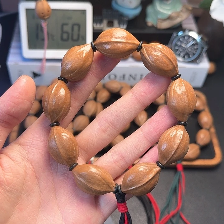 桃木梅林铁核手串1830