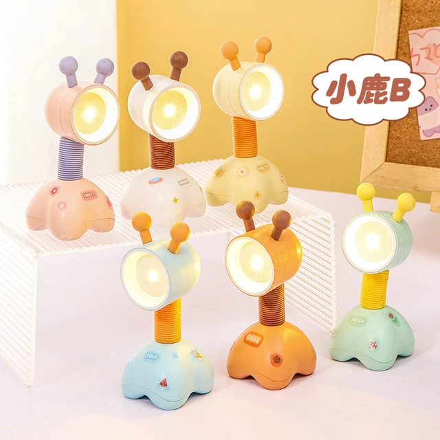 可爱卡通床头创意小夜灯摆摊夜市发光玩具卧室睡眼灯学生小礼品