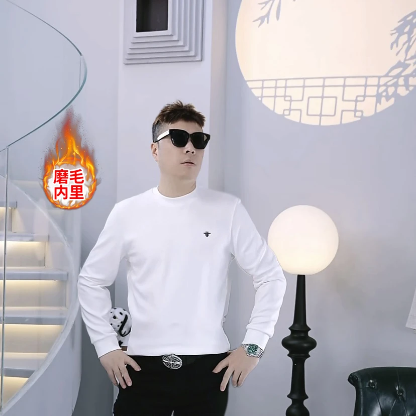 FAERLFY-法国奢品 C*D 男士高端打底衫秋冬百搭长袖T恤卫衣 25518