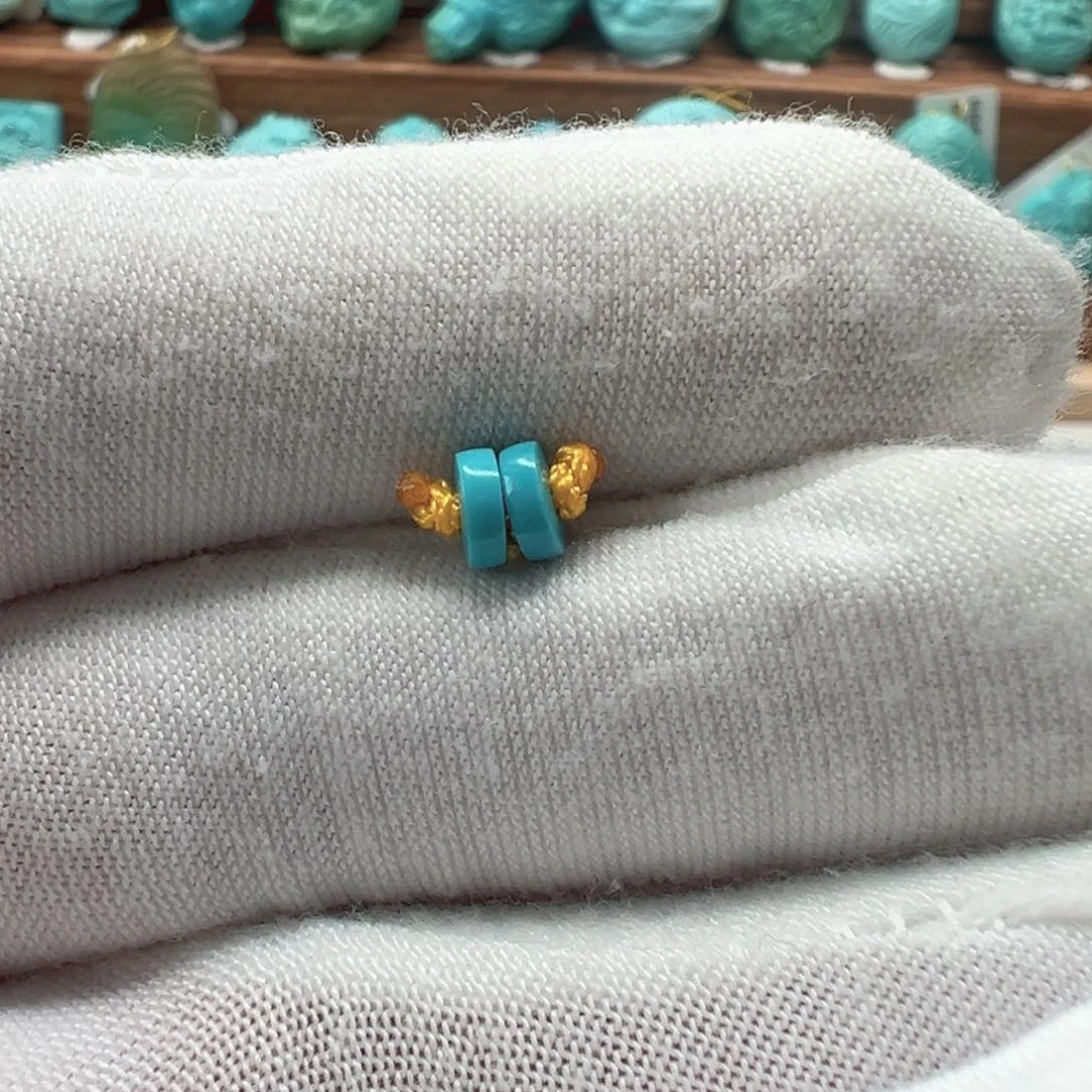 绿松石未镶嵌隔片5mm?