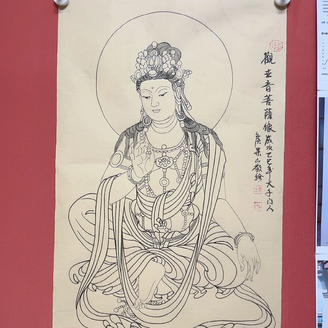 国画侯果山老师作品朵