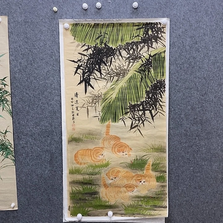竖款新中式装饰画4