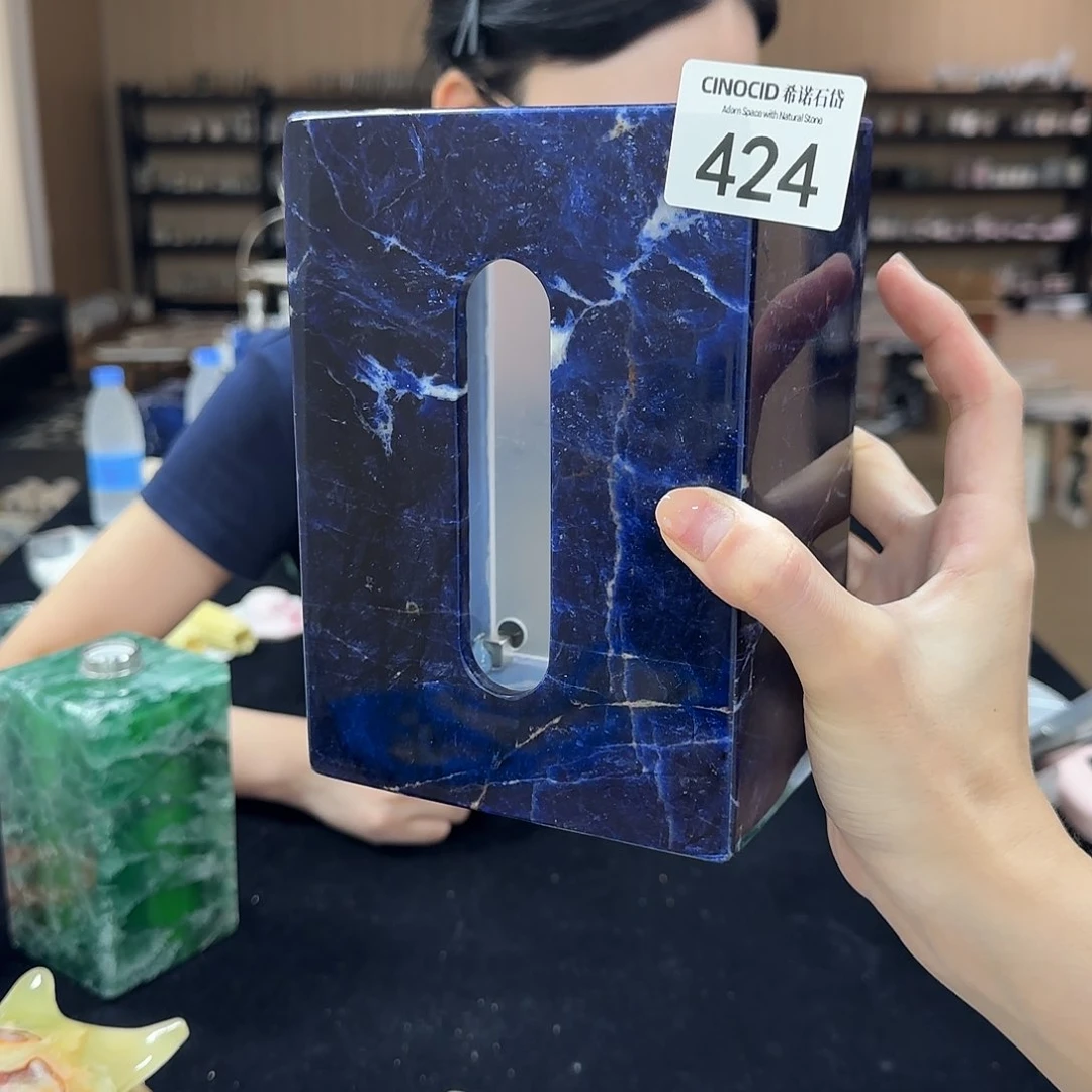 水*心424 景泰蓝小纸巾盒
