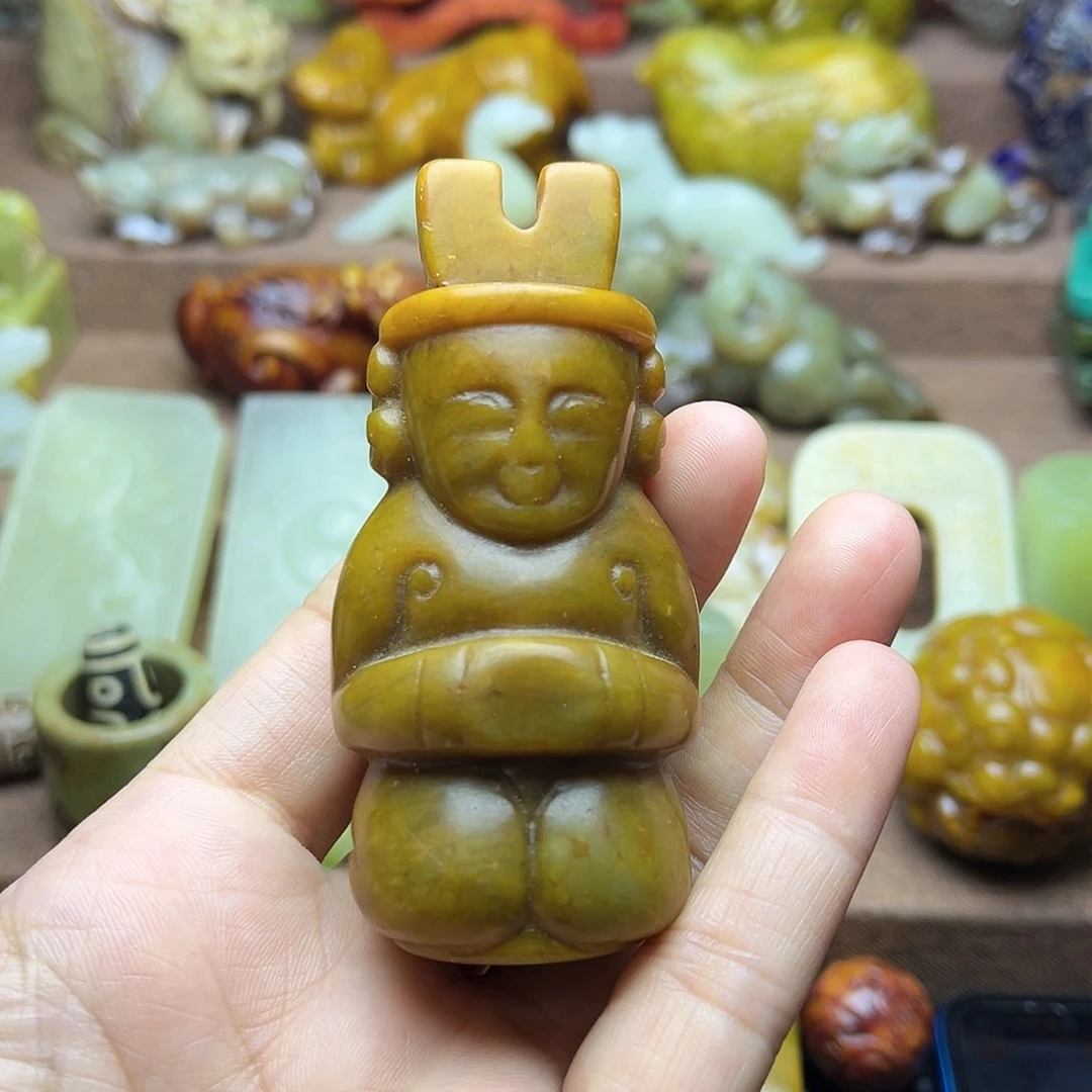 白玉菩提吊坠124。。