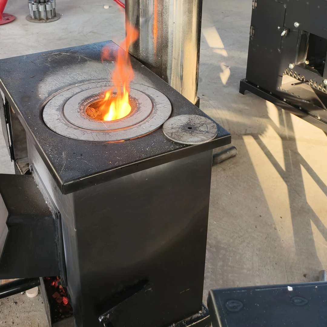 环保取暖炉柴煤两用烧水+3米烟筒弯头1个(下单送工具)