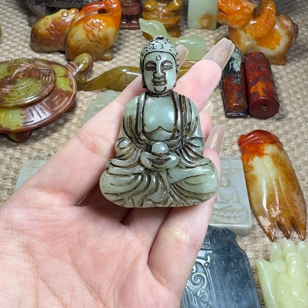 白玉菩提吊坠挂件