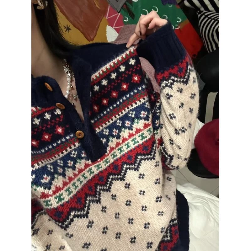 超高品的费尔岛毛衣 J24M584