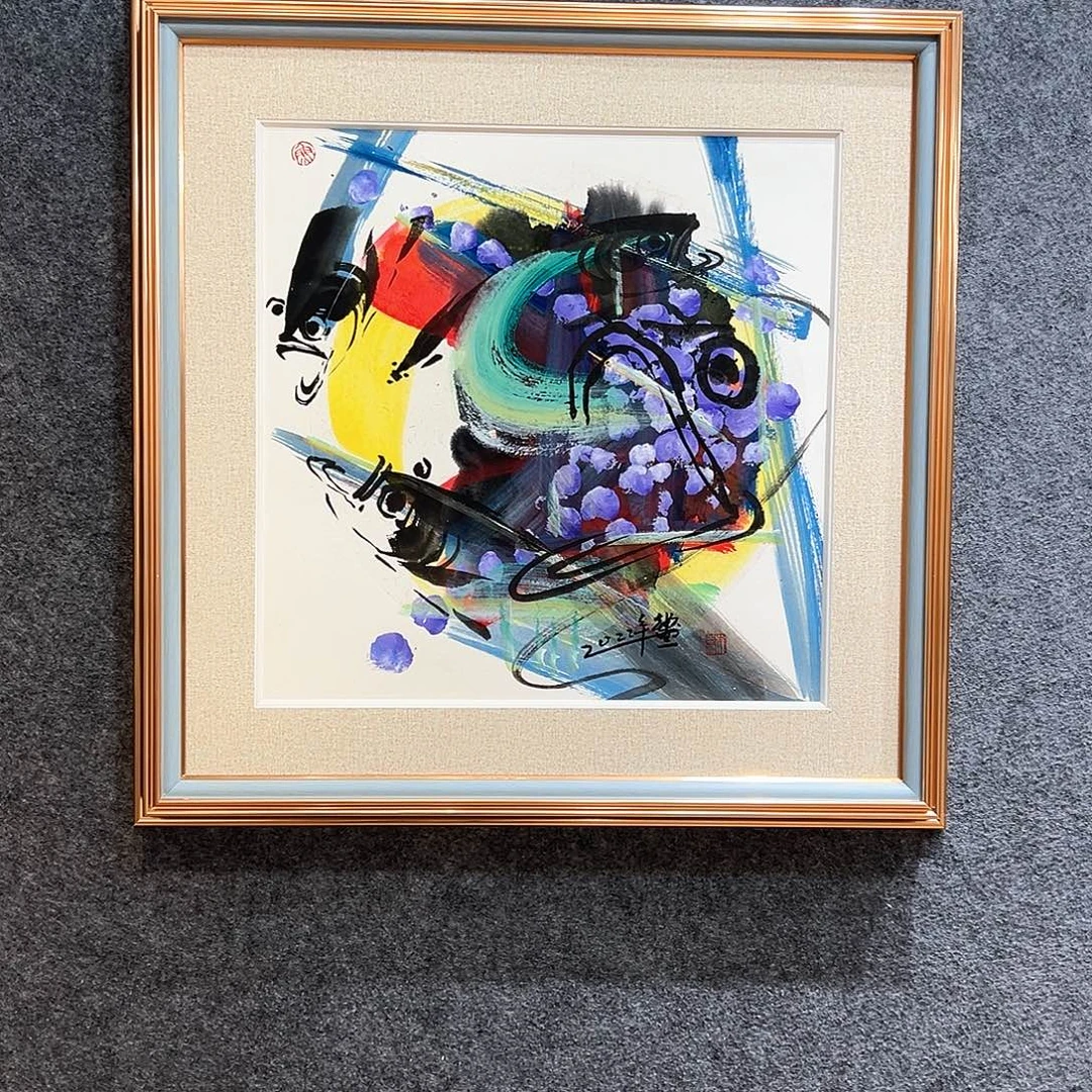 国画纯手绘系列画心