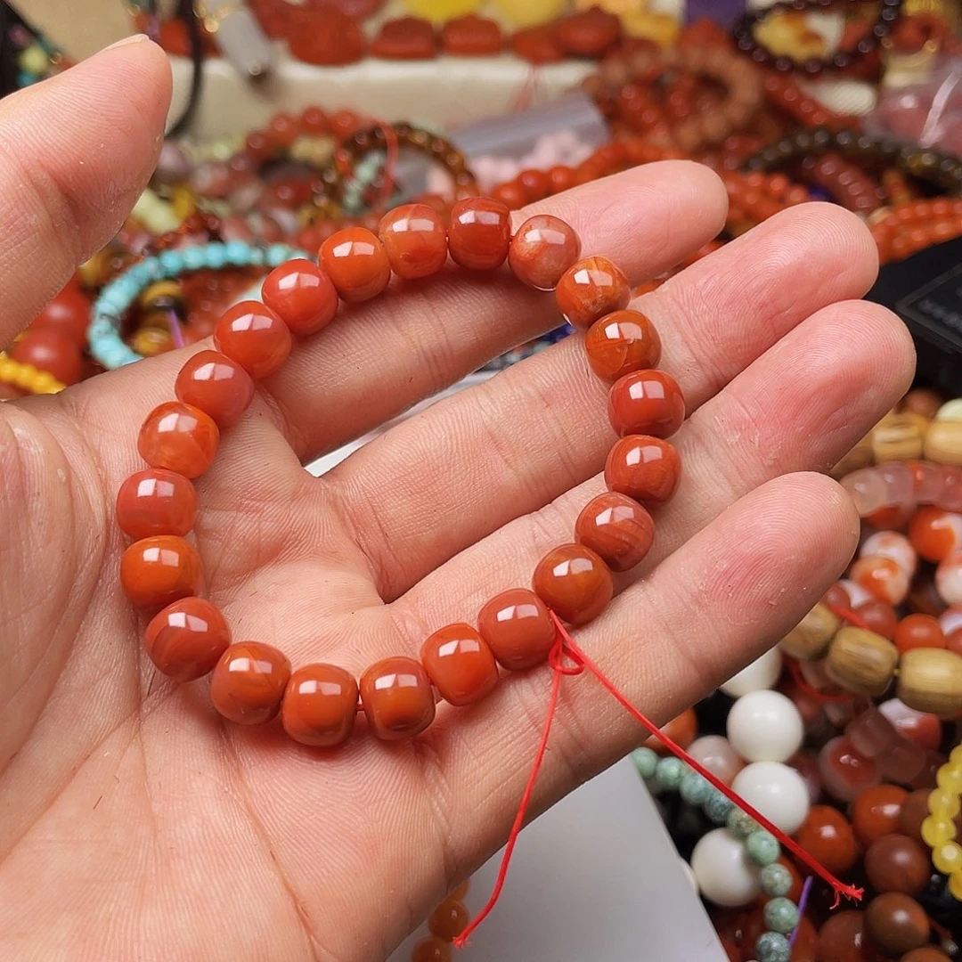 玛瑙/玉髓手链合金十****45431