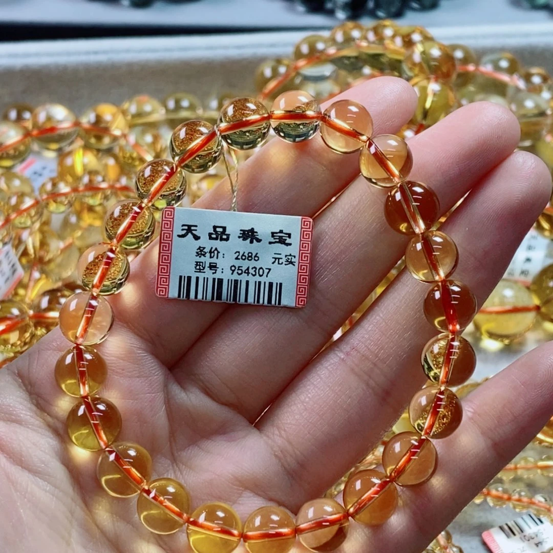舍***念水晶手链未镶嵌黄水晶954307