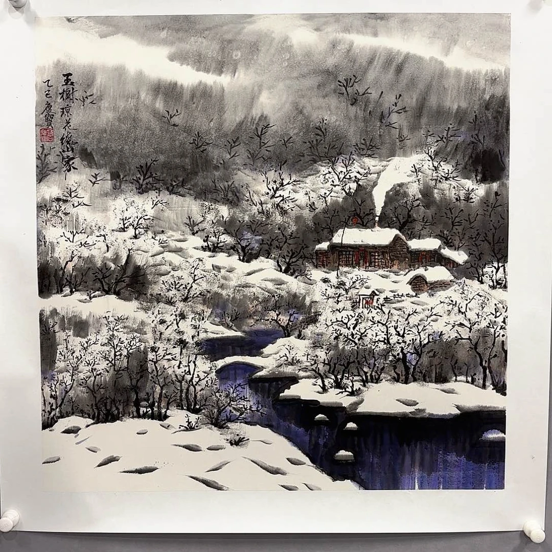 国画国画纯手绘作品请放心去藏