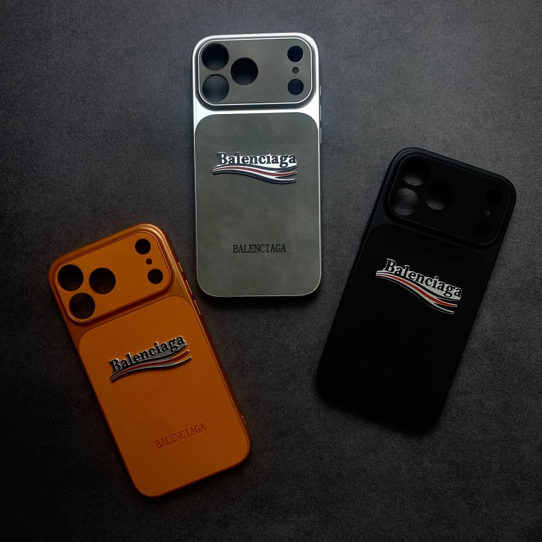 简约巴黎世家苹果17全包16ProMax小众15防摔iPhone14新款潮手机壳