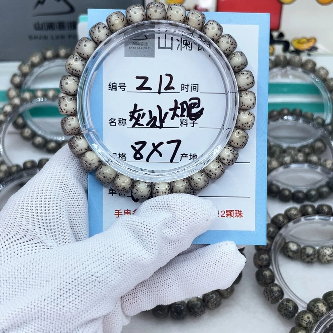 老***）星月菩提吊坠z12灰冰大眼