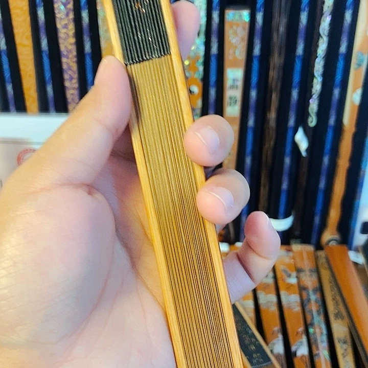 扇子老玉竹三合文玩