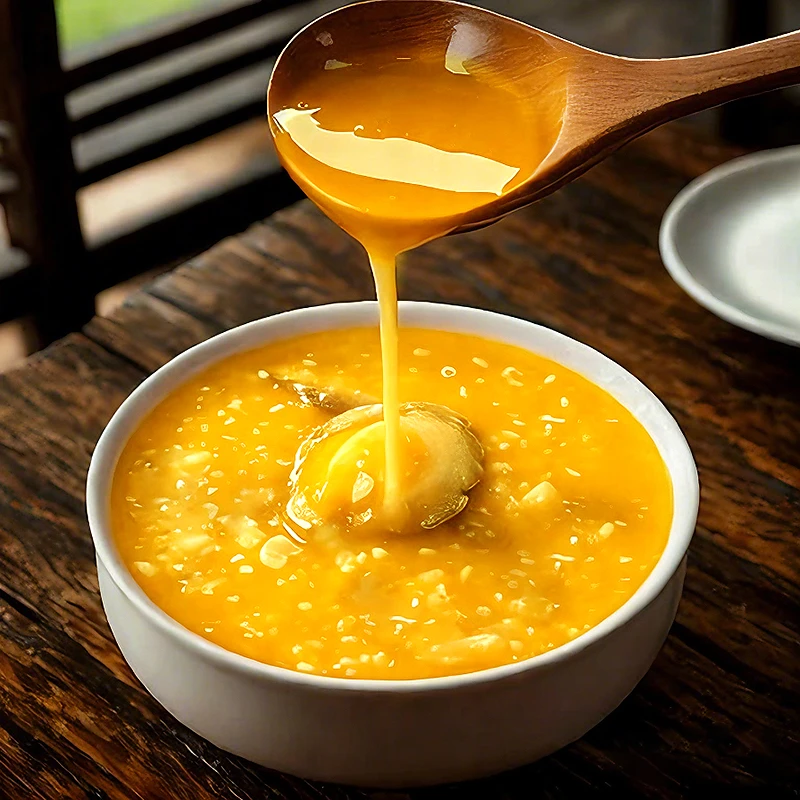 【金汤鲍鱼】鲍鱼金汤小米粥早餐加热即食滋补营养冷冻保存