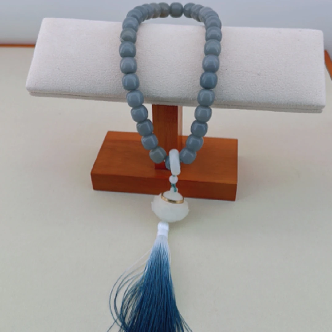 天然菩提奶奶灰佛修文玩男女同款手串佛珠莲花香炉【送一瓶香丸】