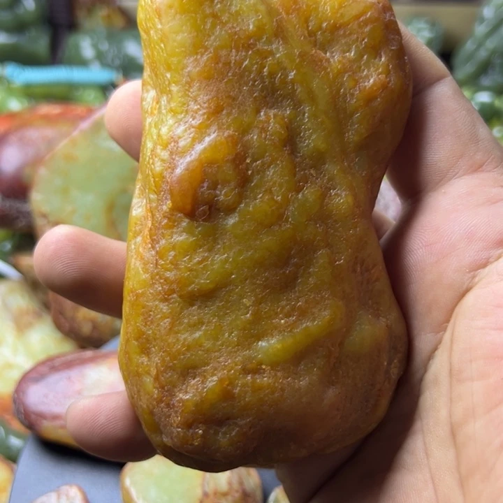 象***抖岫岩老玉（透闪石质玉）未镶嵌挂件