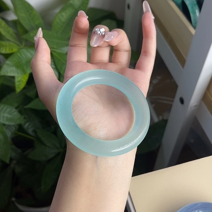 M***妙玉蓝水圆条53   Ｍ宝