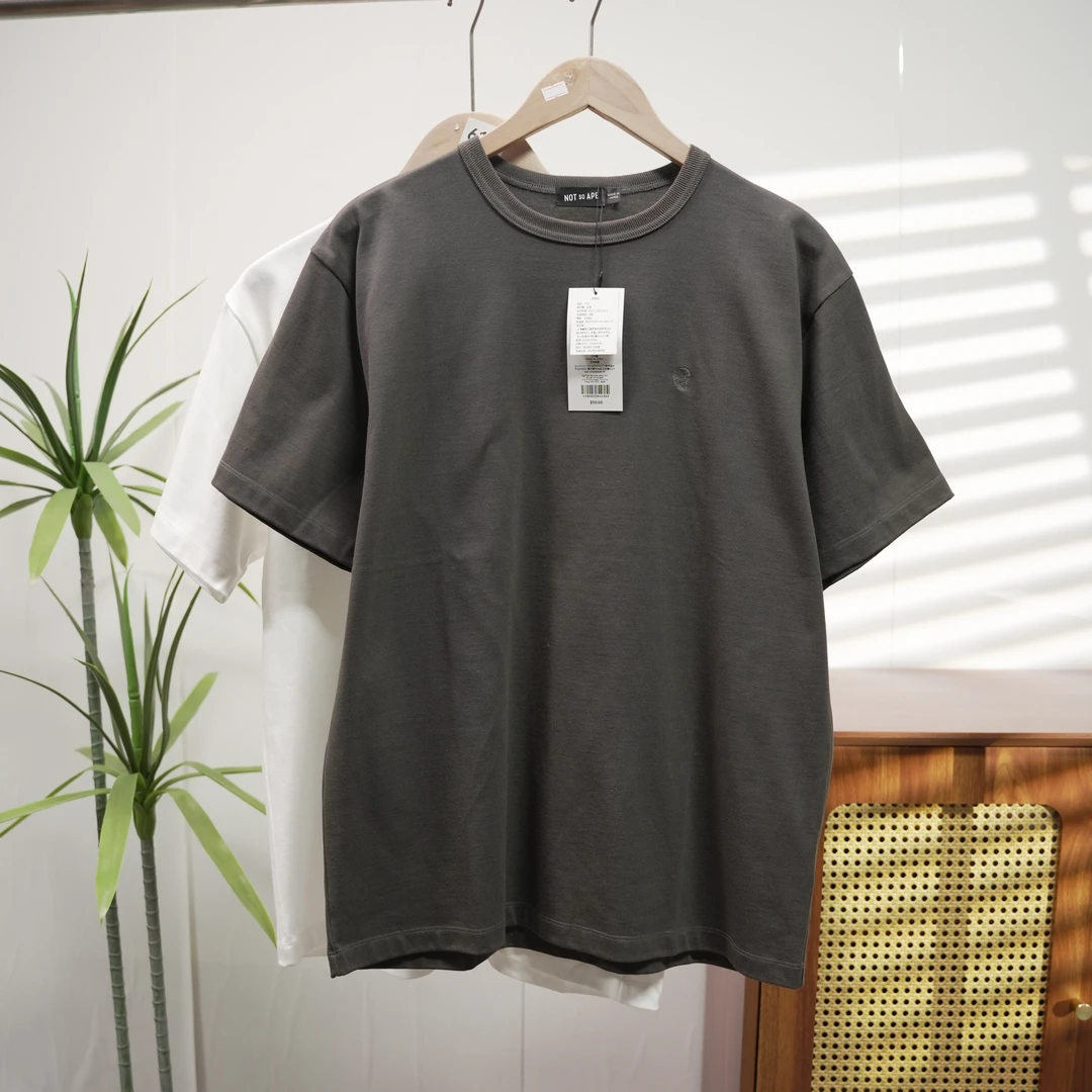 【N】潮牌男女时尚百搭休闲圆领短袖T恤4452-A7-7