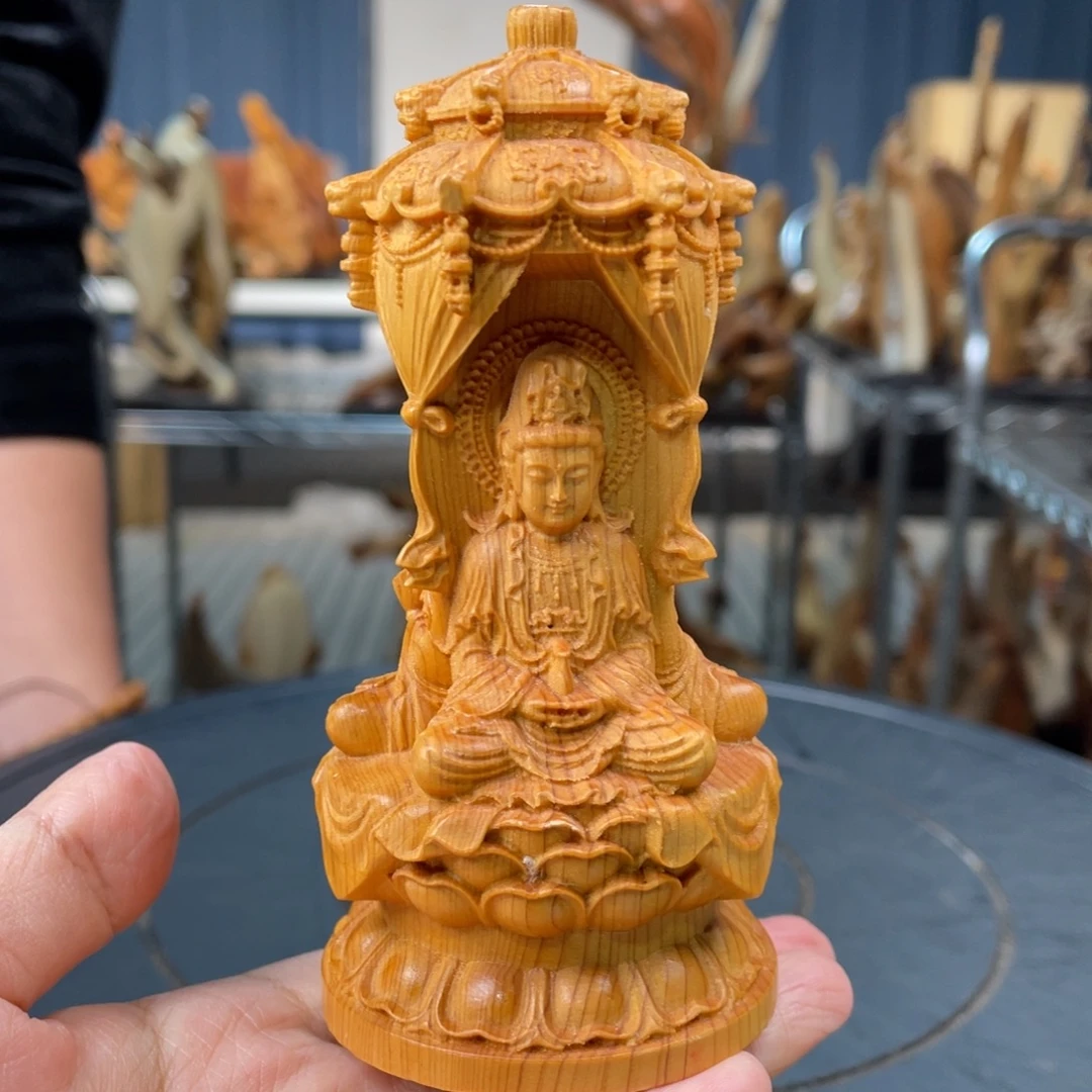 柏木（崖柏）西方三佛