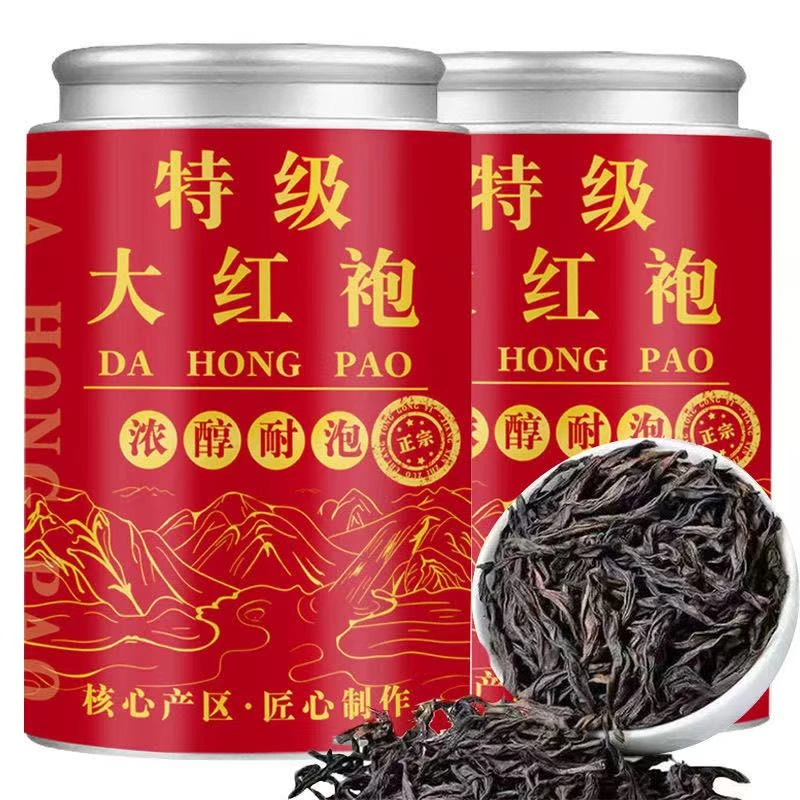 【特级大红袍】武夷大红袍肉桂浓香型茶叶高山乌龙茶2025新茶罐装
