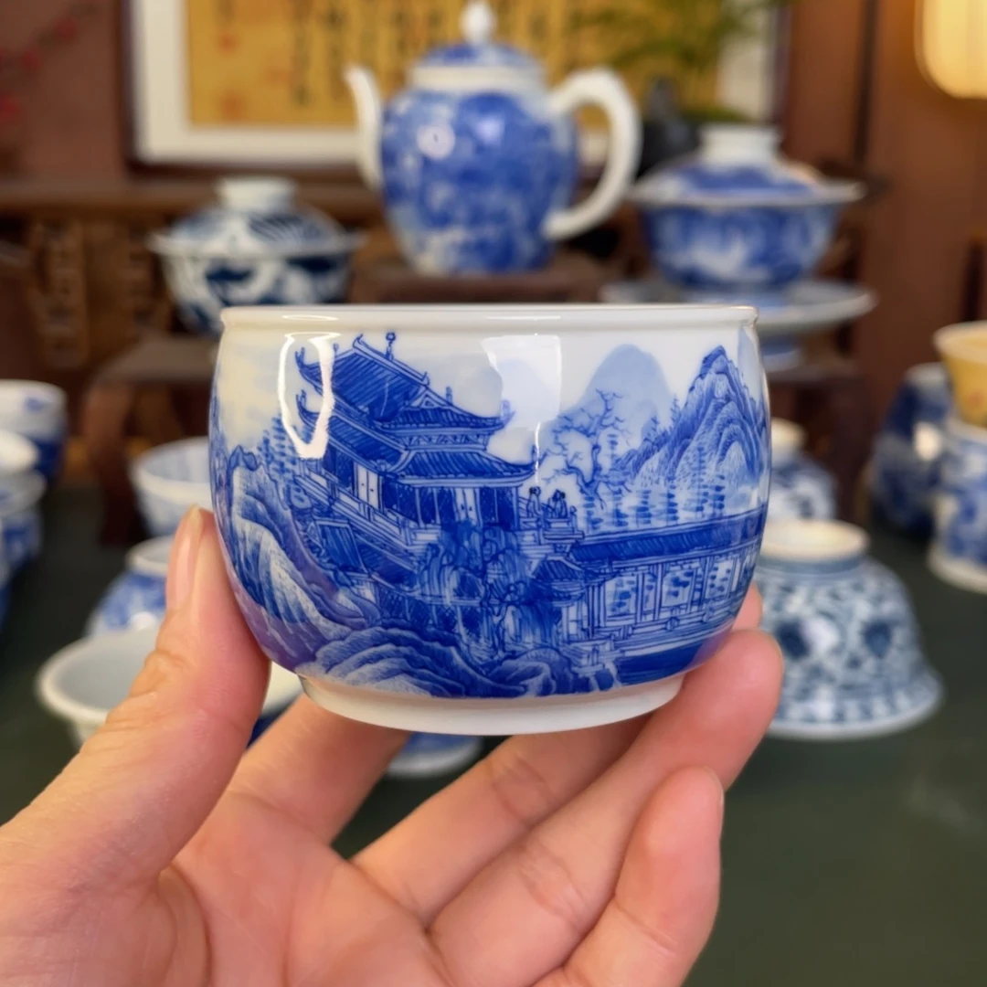 杯景德镇陶瓷手工手绘