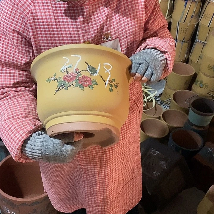 紫砂花盆紫砂花盆