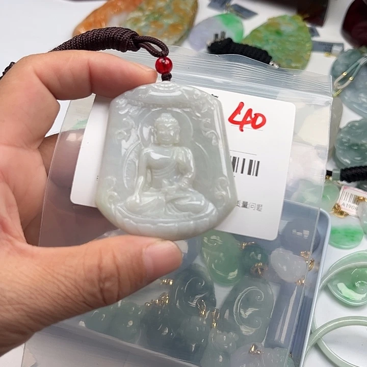 翡翠未镶嵌挂件挂件