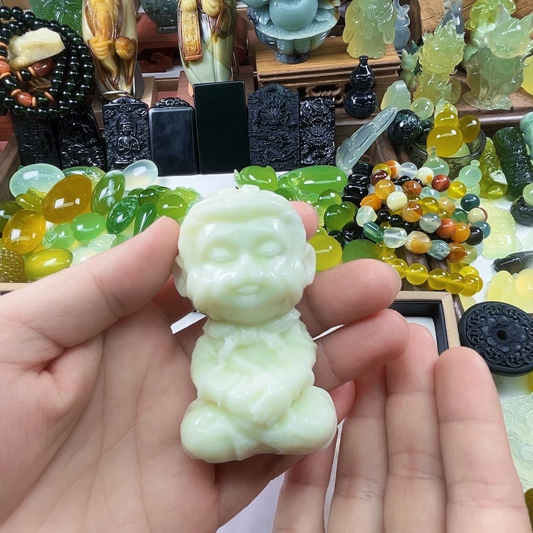 孤***彻岫玉未镶嵌吊坠(不含链)