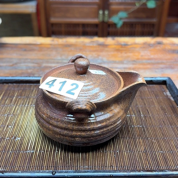 纯手工制作粗陶茶具