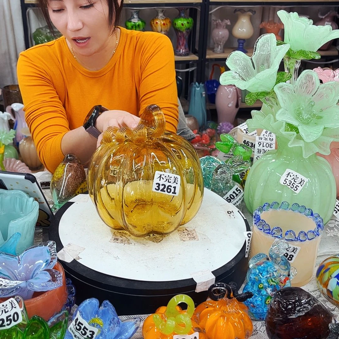3261 家悦琉璃工艺品不完美