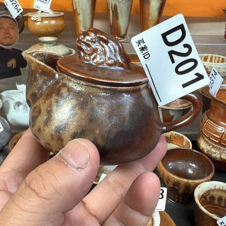 摆件201景德镇手工柴烧壶 福利