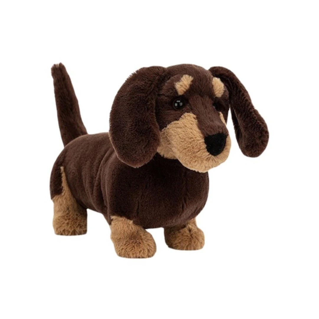 Jellycat英国奥托腊肠狗公仔腊肠犬玩偶挂件背包钥匙扣玩具