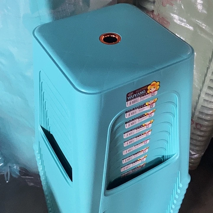 PP1328加厚简约餐桌大凳10个装蓝色