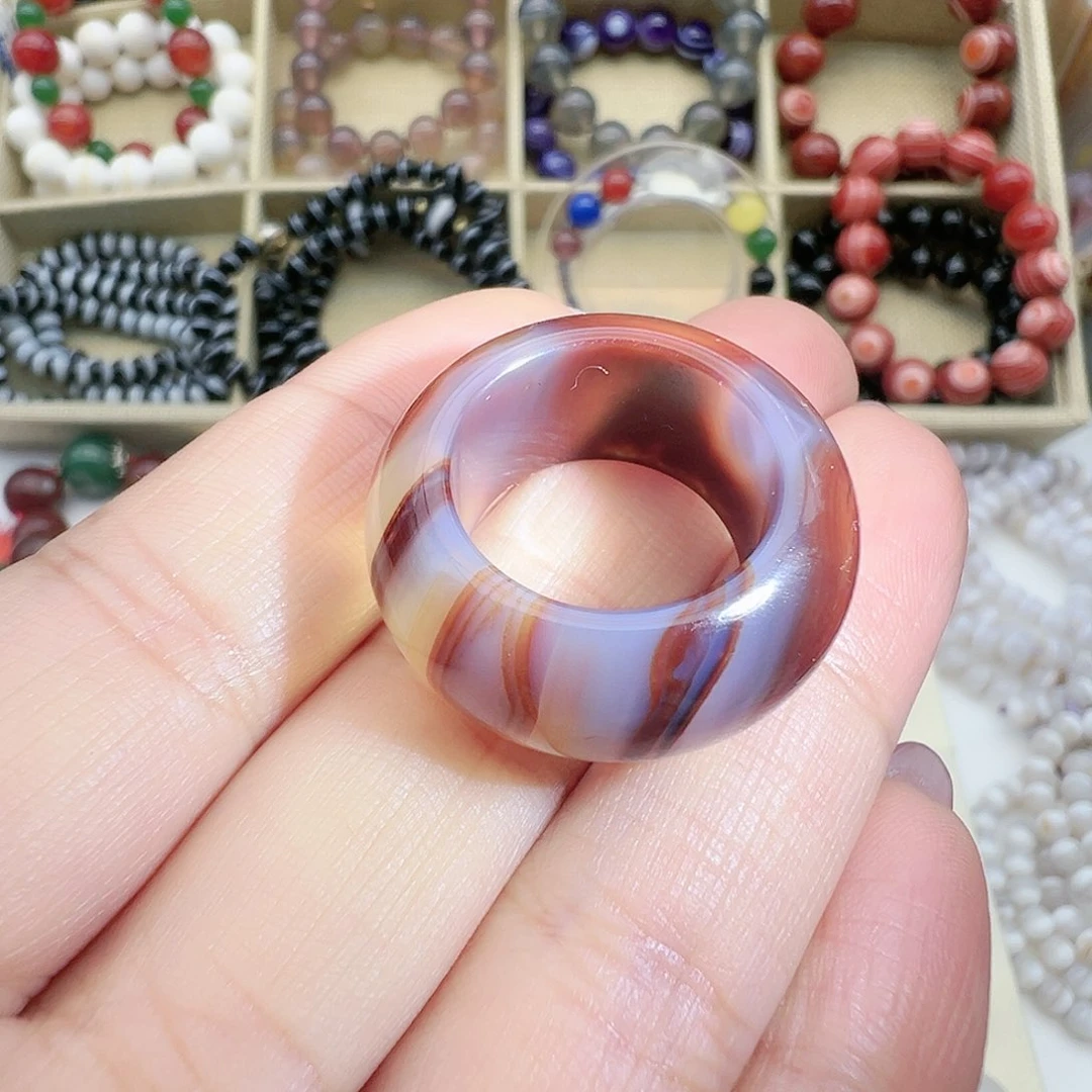 未镶嵌玛瑙/玉髓珠宝半成品