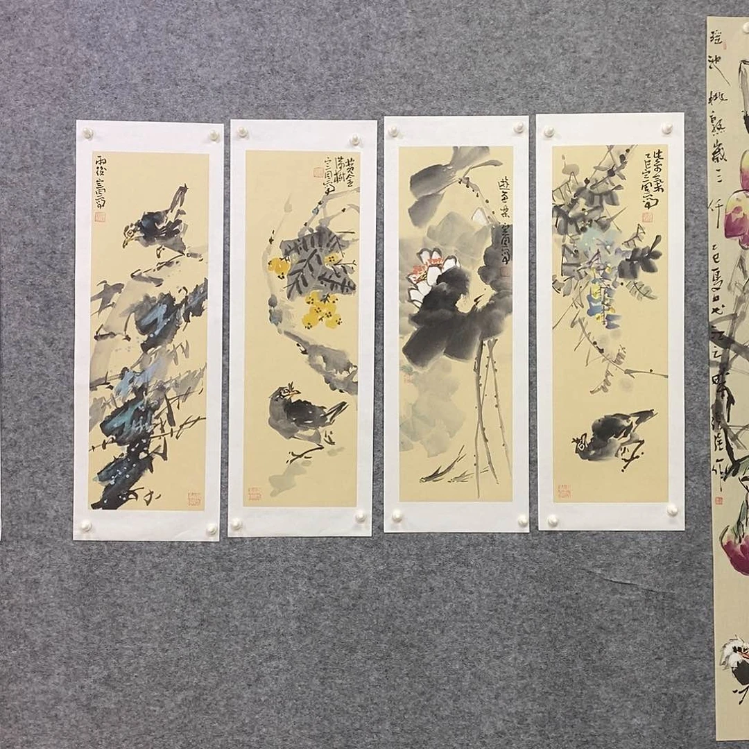 国画尚定固国画作品