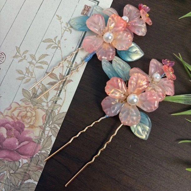 【暖桃花】琉璃花古风汉服配饰