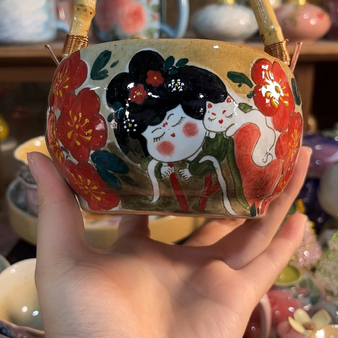景德镇本地手工手绘高温釉下彩