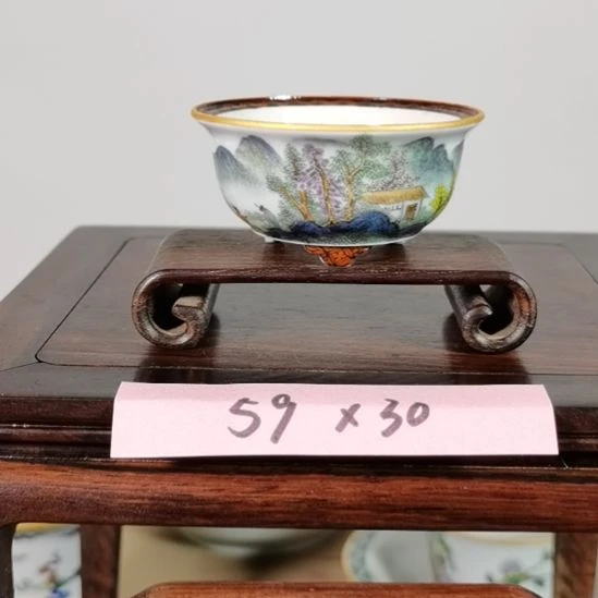 陶大德堂手工手绘釉盆