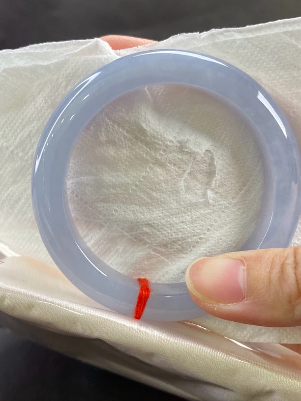 A货手镯冰紫53.3圈