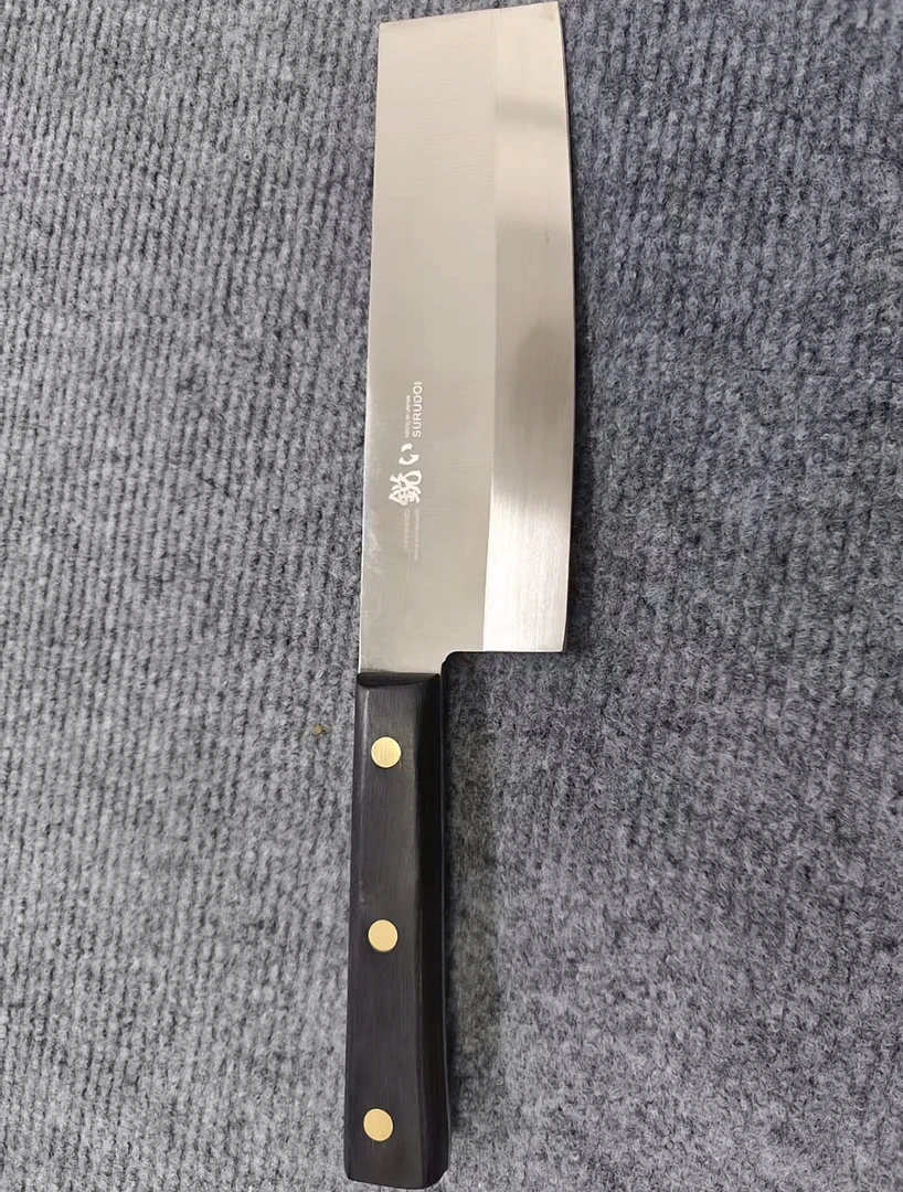 锐日式小菜切主厨家用菜刀切菜切肉超锋利斩切两用刀厨师西厨刀