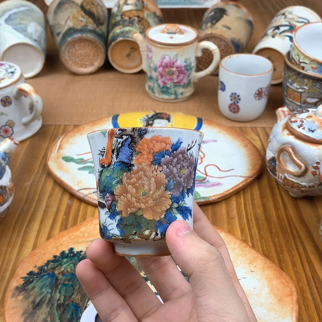 宛***风杯景德镇陶瓷手作