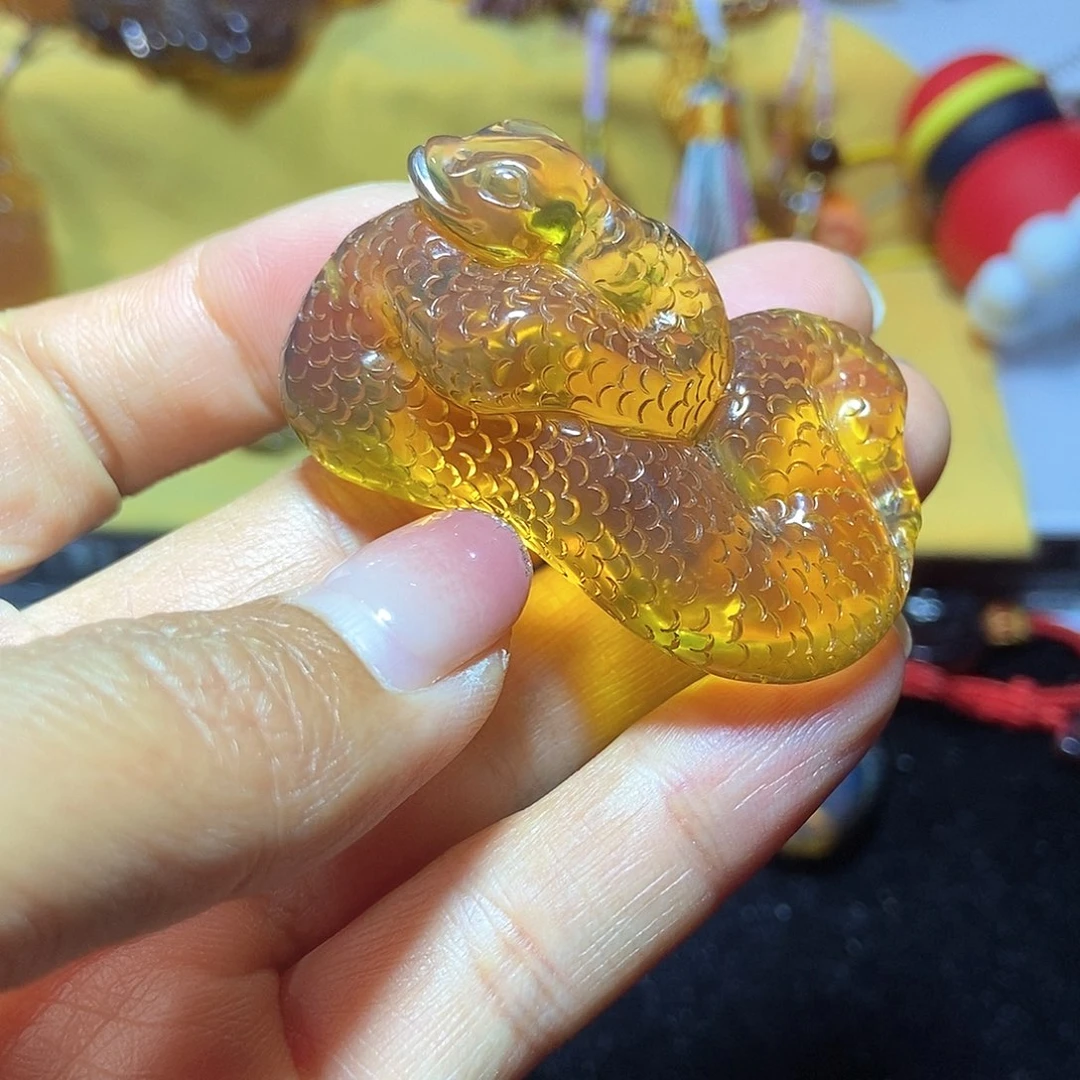 未镶嵌颈饰植物珀缅甸天然琥珀吊坠