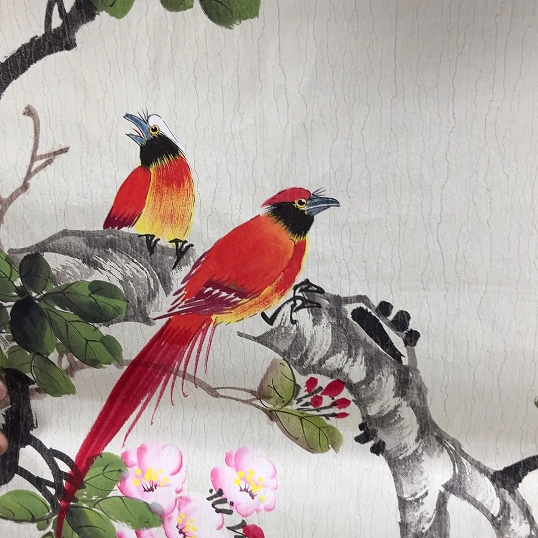 国画国画老师手绘作品