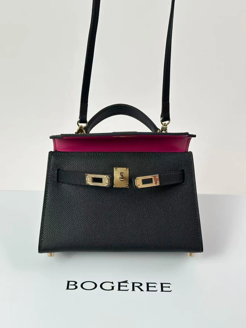 【BOGEREE】杜杜 · 手工高定2025新款女士牛皮单肩手提斜挎包DD1020