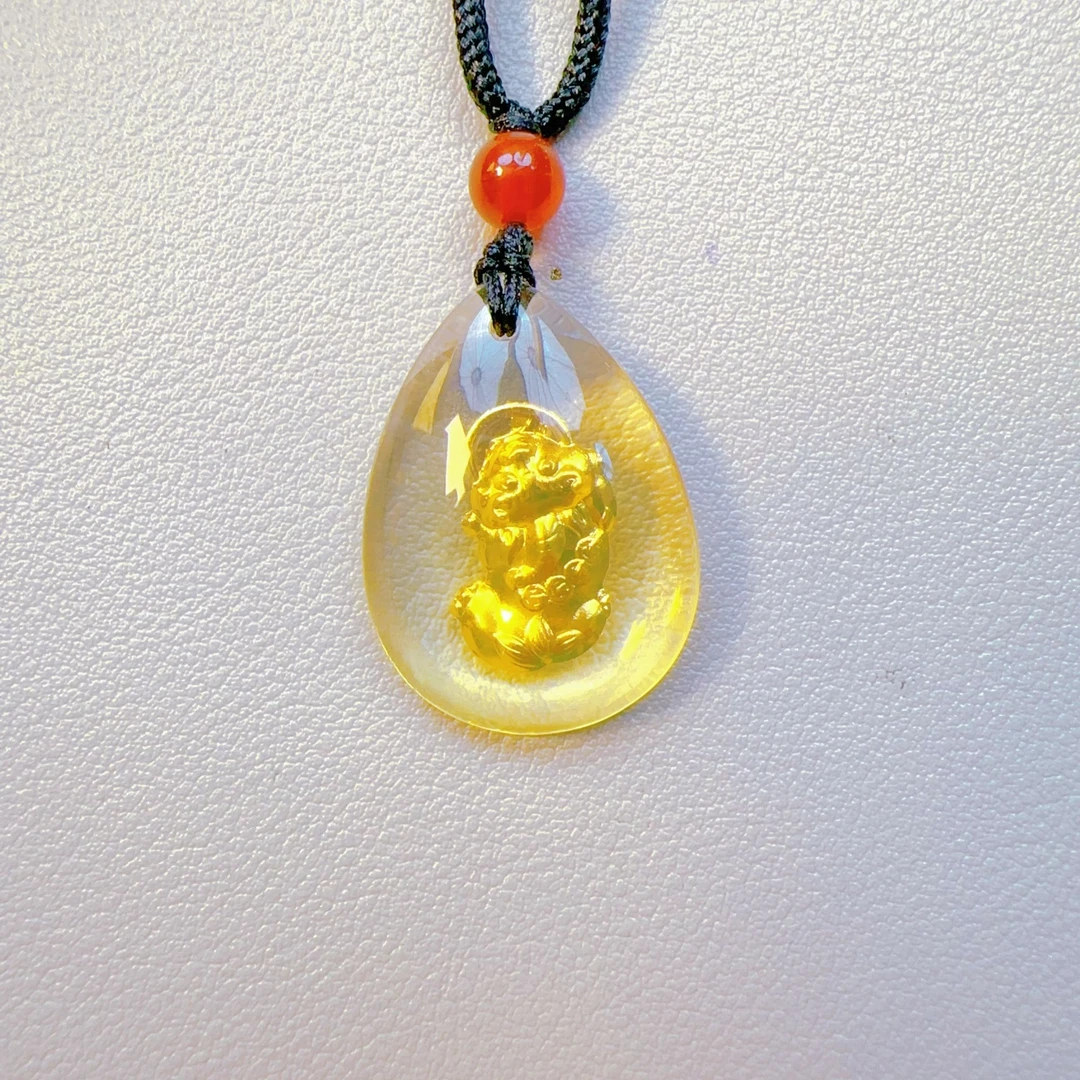 [黄金补贴]足金貔貅玉髓吊坠+【赠链】+【赠证书】BB22