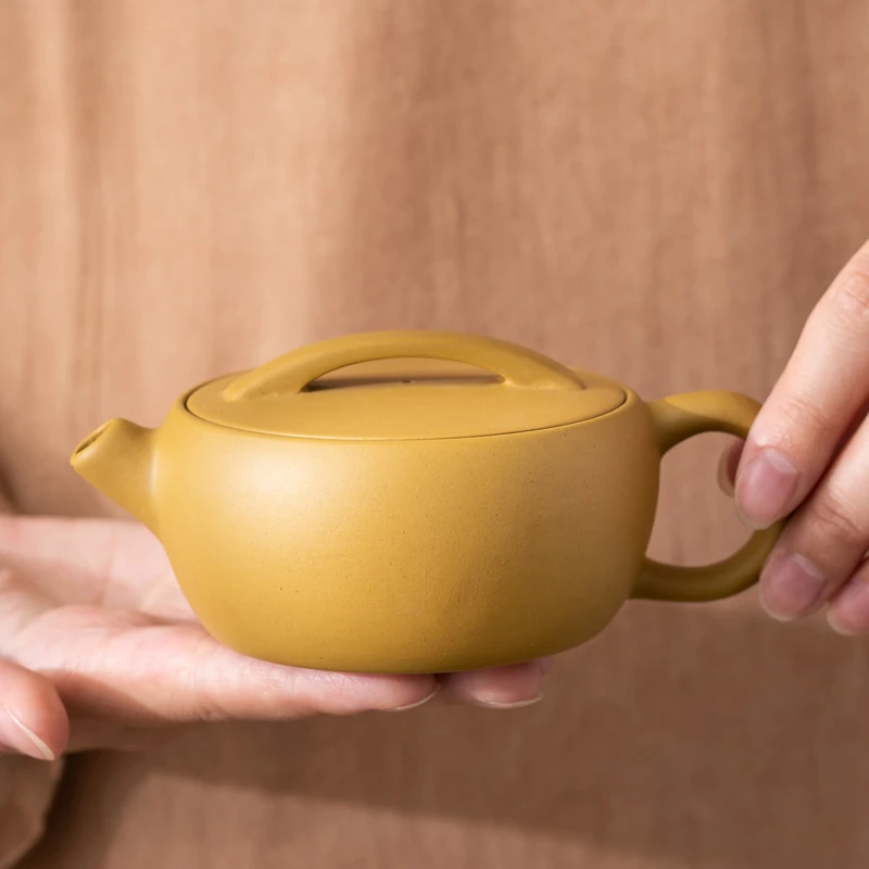 联谊黄泥紫砂汉瓦凤鸣茶壶单人小容量中式手制礼盒装泡茶壶茶具