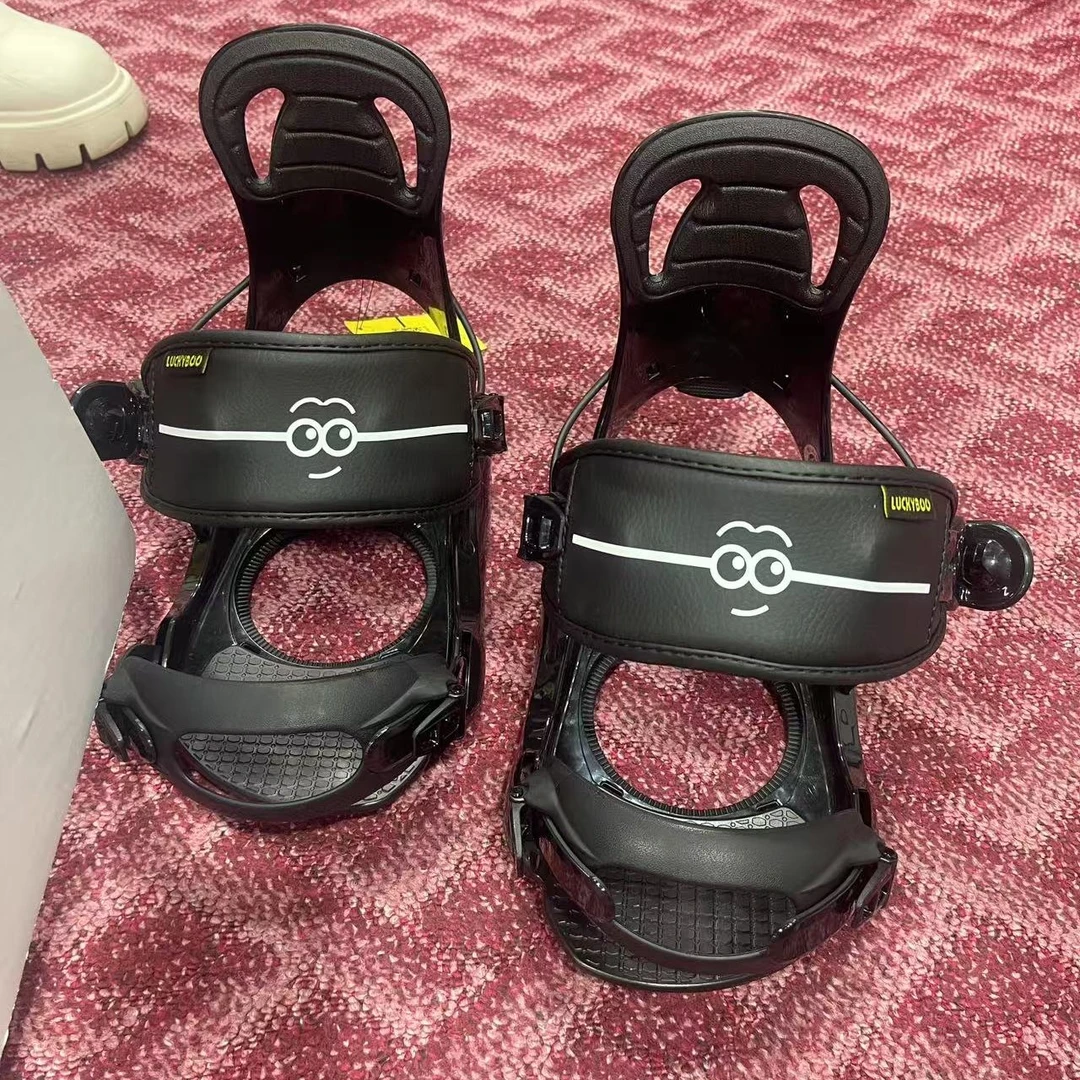 Luckyboo儿童滑雪板单板固定器滑雪快穿单板雪鞋固定器XS滑雪装备