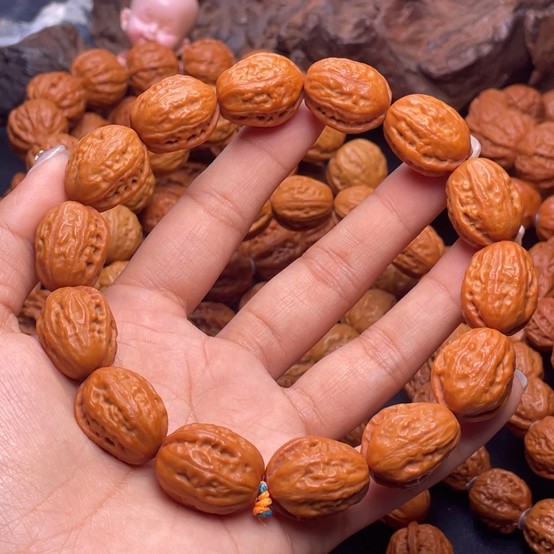 文玩核桃手串有**缘金丝玉枣
