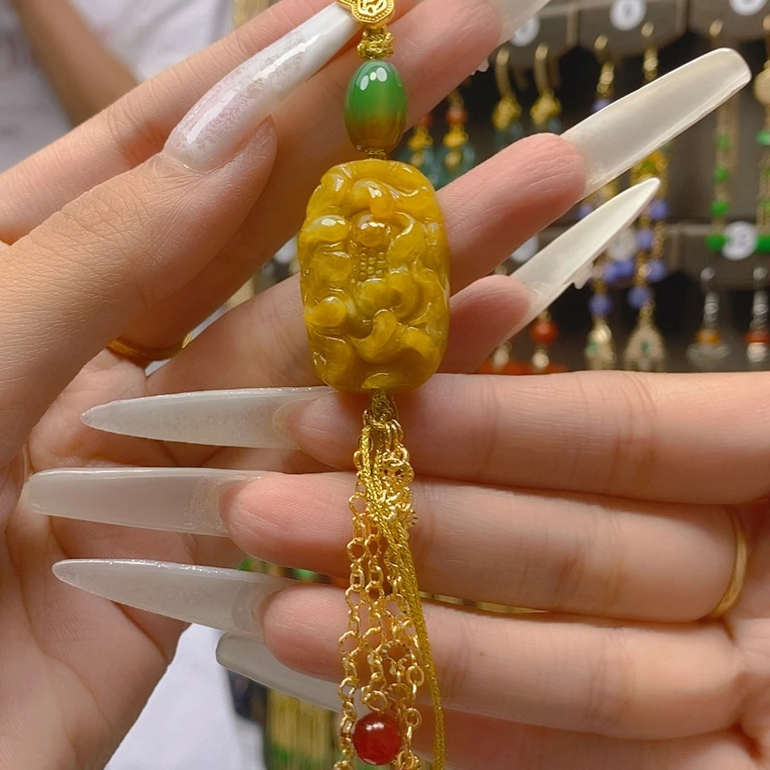 翡翠合金耳饰翡翠
